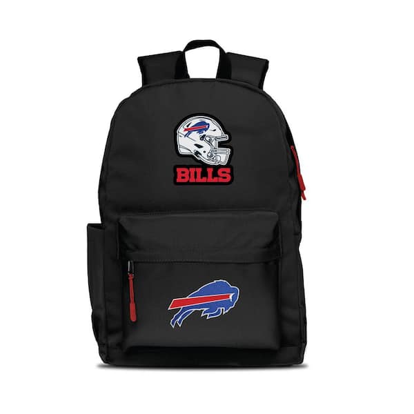 Mojo Buffalo Bills 2-Logo 17 in. Black Campus Laptop Backpack
