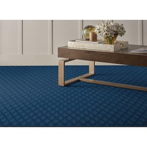 Intriguing - Color Nautical Texture Custom Area Rug with Pad
