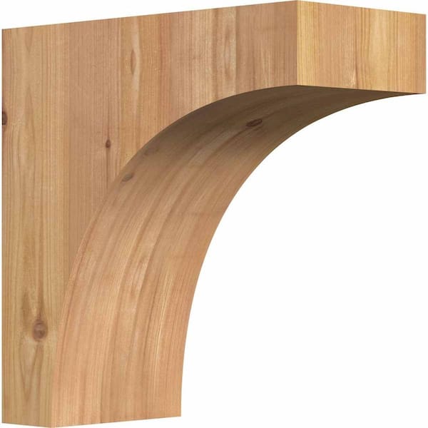 Ekena Millwork 5-1/2 in. x 12 in. x 12 in. Western Red Cedar Huntington Smooth Corbel