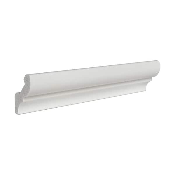 American Pro Decor WM 74 1-3/8 in. x 1-3/16 in. x 6 in. Long Recycled Polystyrene Bed Moulding Sample