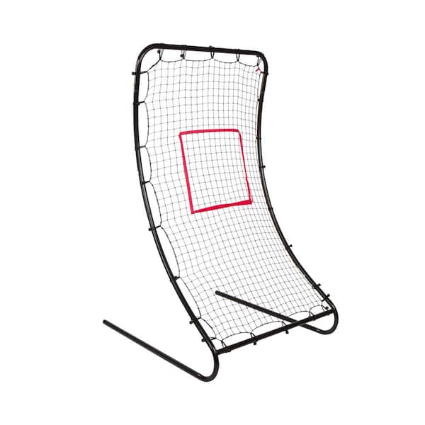 6 ft. Football Infinity Pitchback Return Practice Training Sports Screen with Strike Zone and Stakes