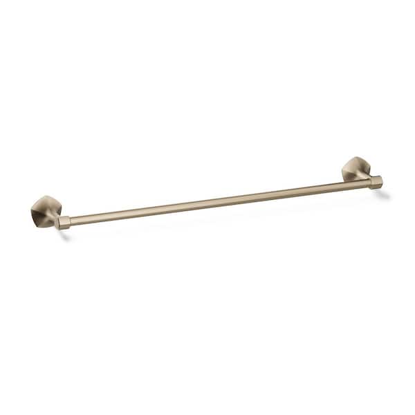 Occasion 24 in. Wall Mounted Towel Bar in Vibrant Brushed Bronze