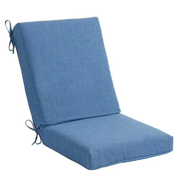 20 in. W x 20 in. D CushionGuard High Back Universal Outdoor Cushion in Lake