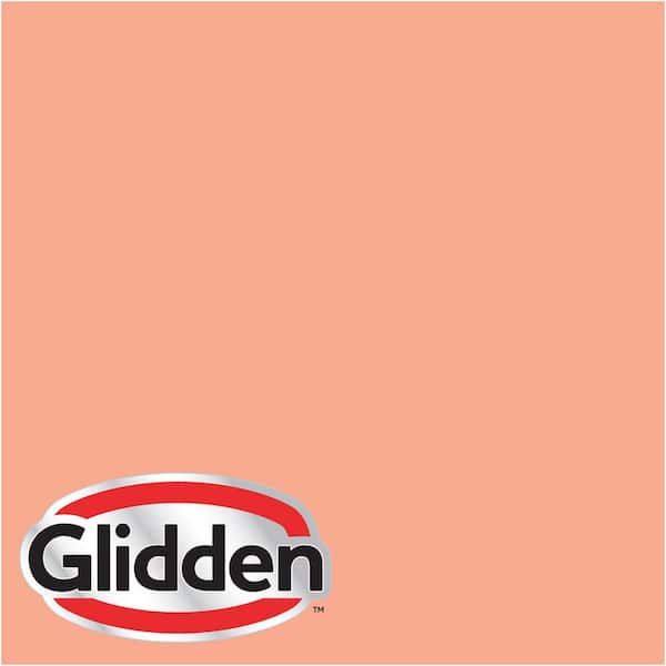 Glidden Premium 5 gal. #HDGO02U Apricot Ice Flat Interior Paint with Primer