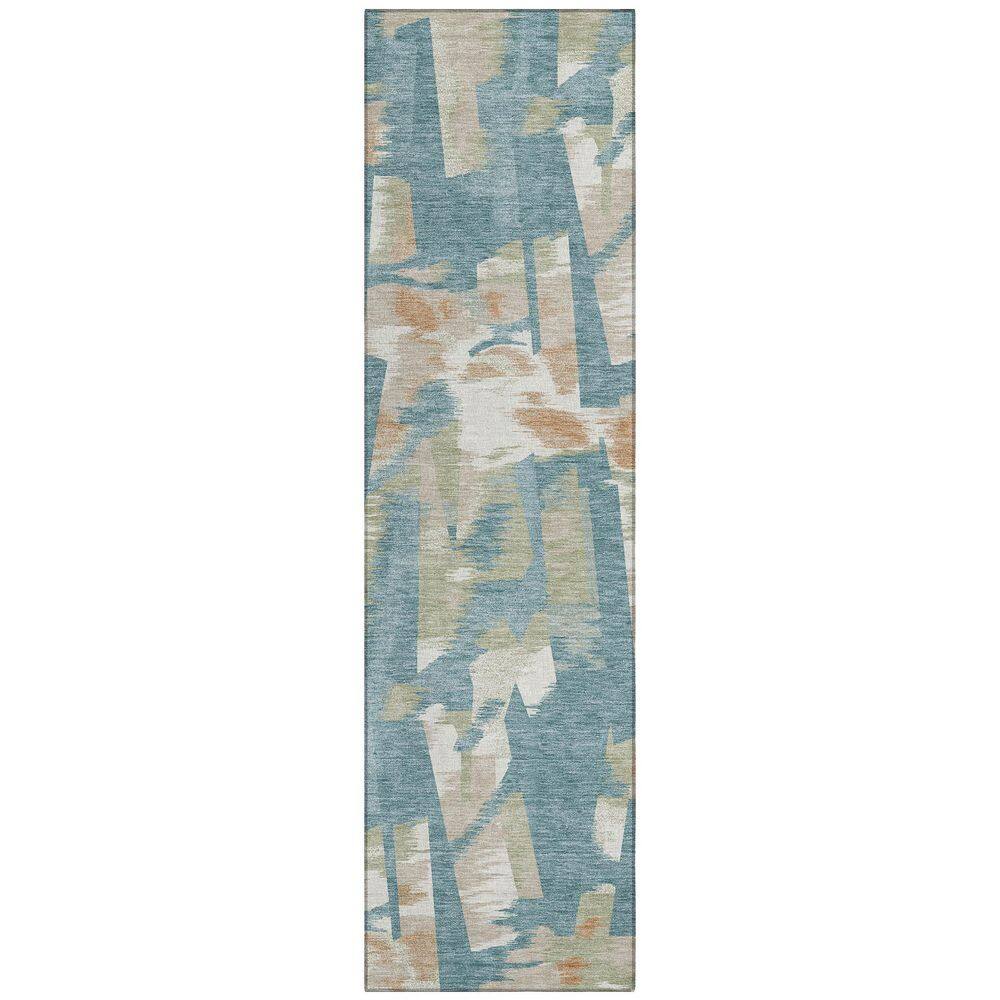 Chantille Machine Washable Indoor/Outdoor Abstract ACN2837 Teal 2 ft. x 7 ft. Runner Rug price history on PriceWatchPro