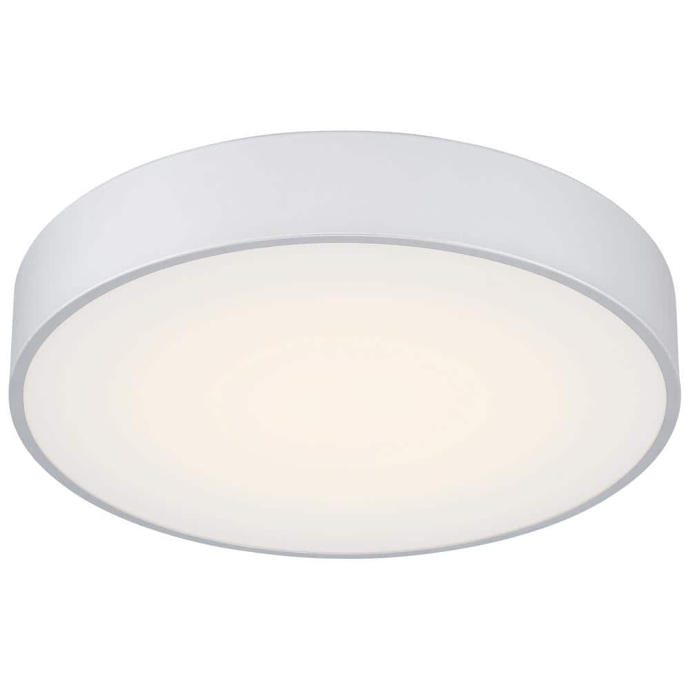 Como 17.75'' Satin LED Flush Mount Ceiling Light