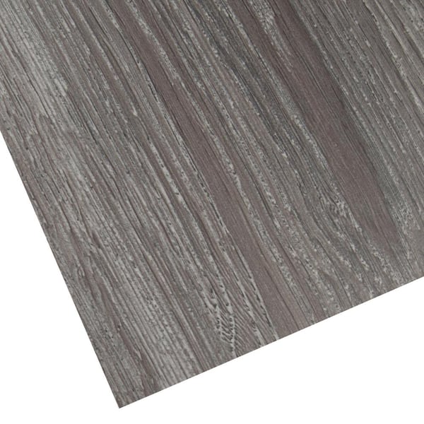 A&A Surfaces Woodlett Outerbanks Gray Glue Down Water Resistant LVP  Flooring LVG2012-0034P - The Home Depot