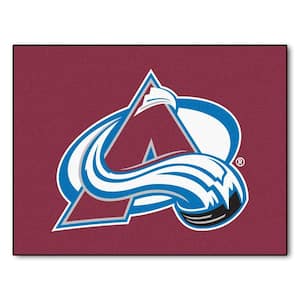 NHL Colorado Avalanch Red 3 ft. x 4 ft. Indoor All Star Area Rug