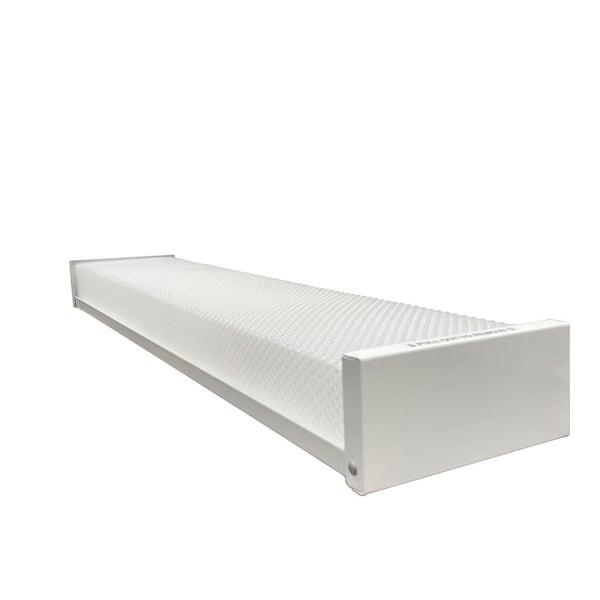 Commercial Electric 1-Pack 2 ft. Adjustable Lumen Integrated LED