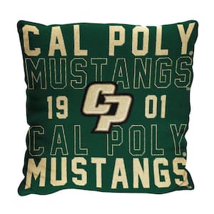 NCAA Cal Poly St Stacked Multi-Colored 20" Throw Pillow