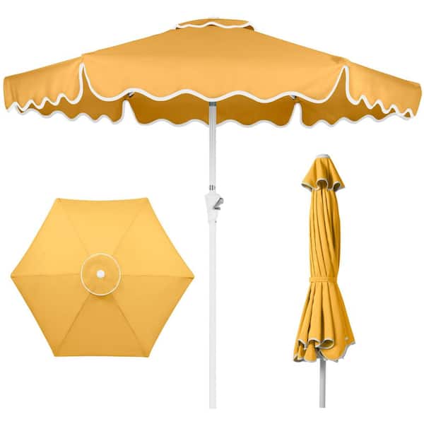 Best Choice Products 7.5 ft. Steel Market Patio Umbrella in