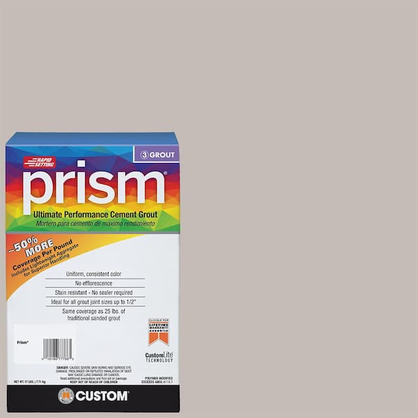 Custom Building Products Prism #643 Warm Gray 17 lb. Ultimate Performance Grout