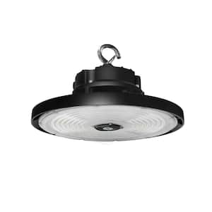 10.24 in. 100/120/150-Watt Selectable Dimmable Integrated LED UFO High Bay Light with Preinstalled Hook, 3000/4000/5000K