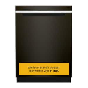 24 in Top Control Built-In Tall Tub 41 dBA Dishwasher, Fingerprint Resistant Black Stainless Steel, 3rd Rack, Eco Series