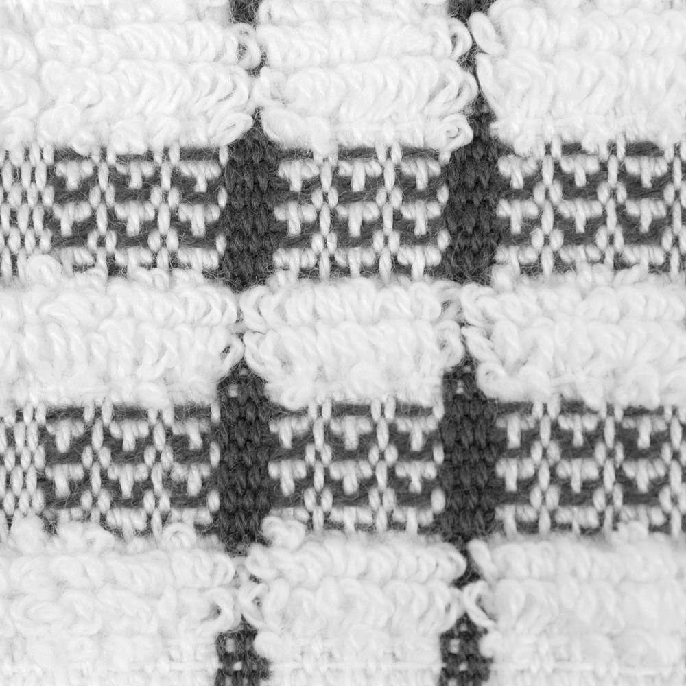 Graphite Checkered Cotton Terry Kitchen Towel Set, 2-Pack