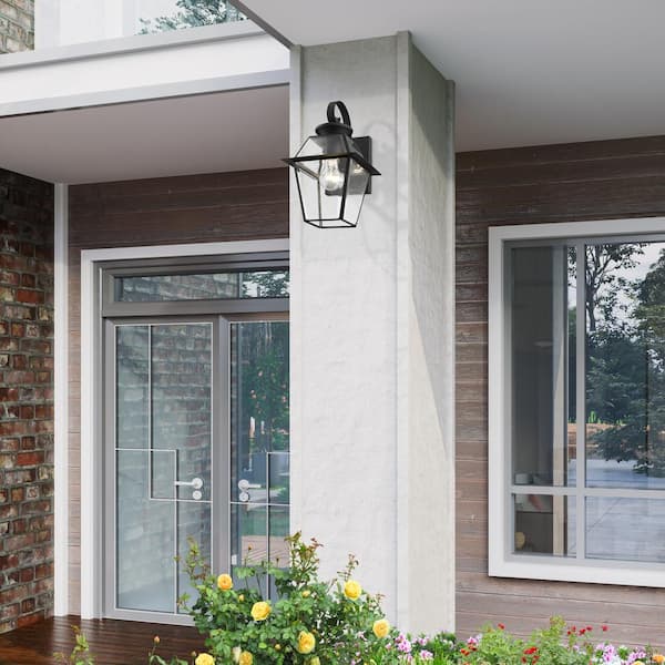 AVIANCE LIGHTING Ainsworth 12.5 in. 1-Light Black Outdoor