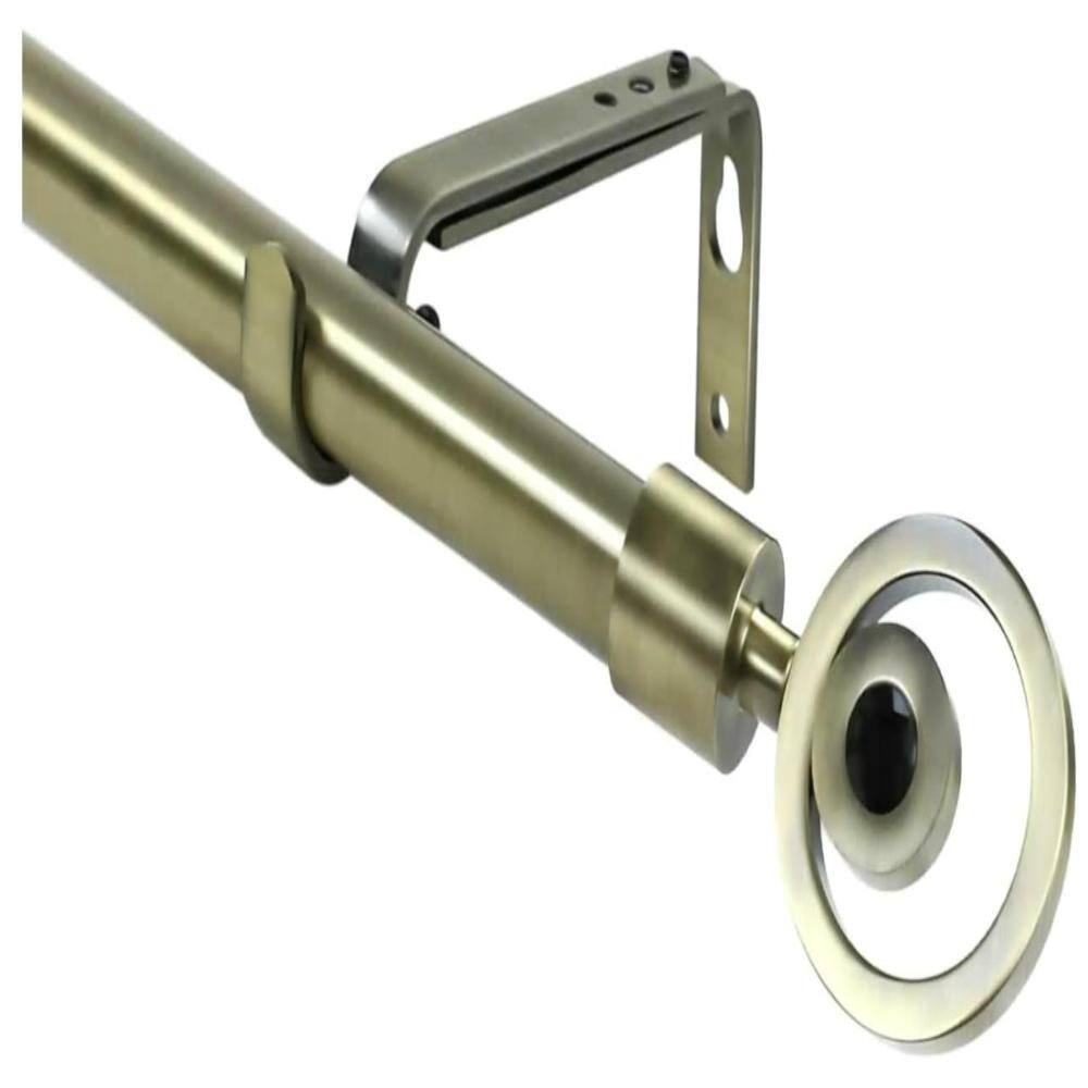 Adjustable Stella Finial Curtain Drapery Rod Set price history on PriceWatchPro