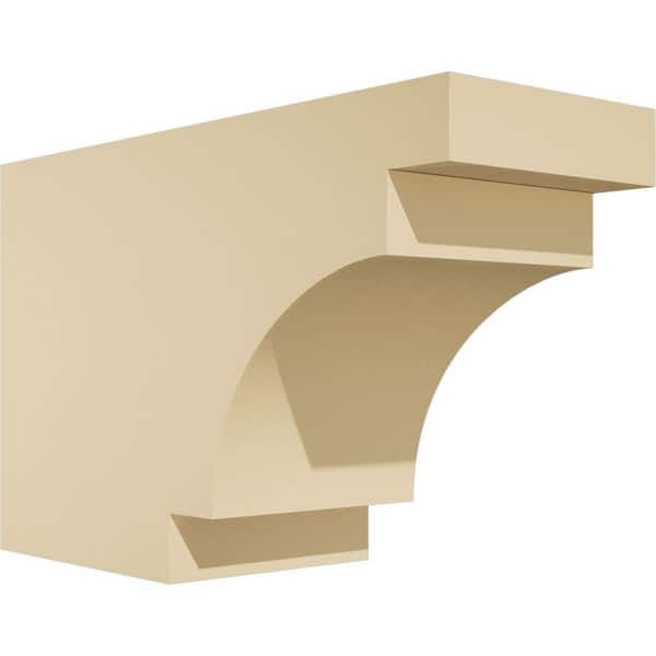 Ekena Millwork Standard Mediterranean 6 in. W x 10 in. H x 16 in. D Signature Urethane Rafter Tail Outlooker