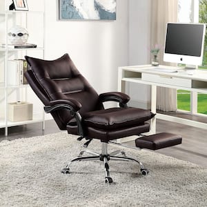 Tilist Brown Faux Leather Executive Office Chairs