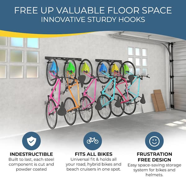 Universal Freestanding Bicycle Floor Stand - Bike Parking Station