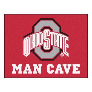 FANMATS NCAA Ohio State University Gray 3 Ft. X 4 Ft. Specialty Area ...