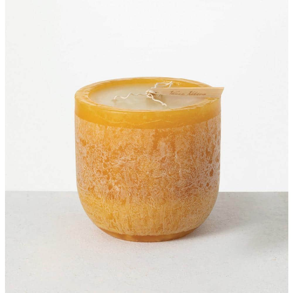 General Wax & Candle  3 x 6 SCENTED MOTTLED PILLAR CANDLES - General Wax  & Candle