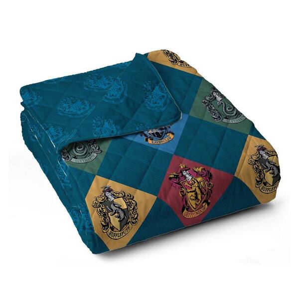THE NORTHWEST GROUP Harry Potter House Crest Sampler Quilted Multicolor Throw Blanket 60 x 80 in. 1HPTT3I000001AMZ - The Home Depot