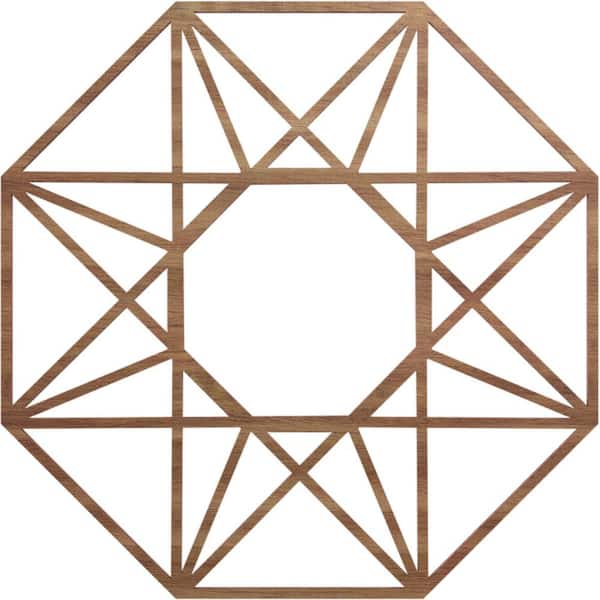 0.25 in. x 7.75 in. x 20 in. Wood Medallion Moulding