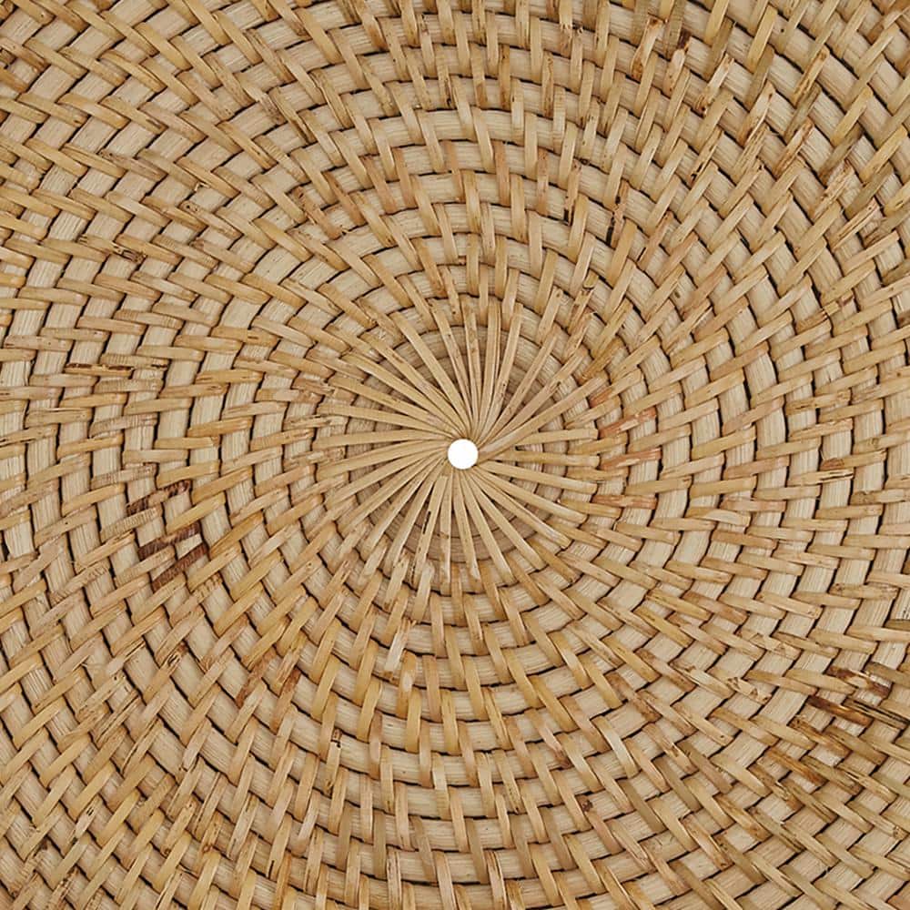 Natural Rattan Handwoven Charger Plates Set of 4