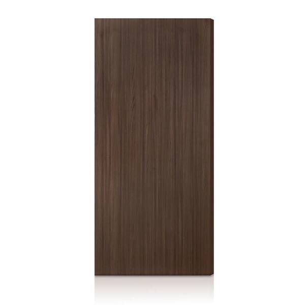 32 in. x 94 in. Walnut Texture Flush Hollow Core Composite Interior Door Slab
