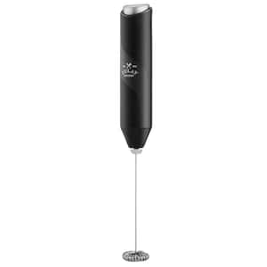 FrothMate Powerful Milk Frother - Black/Silver
