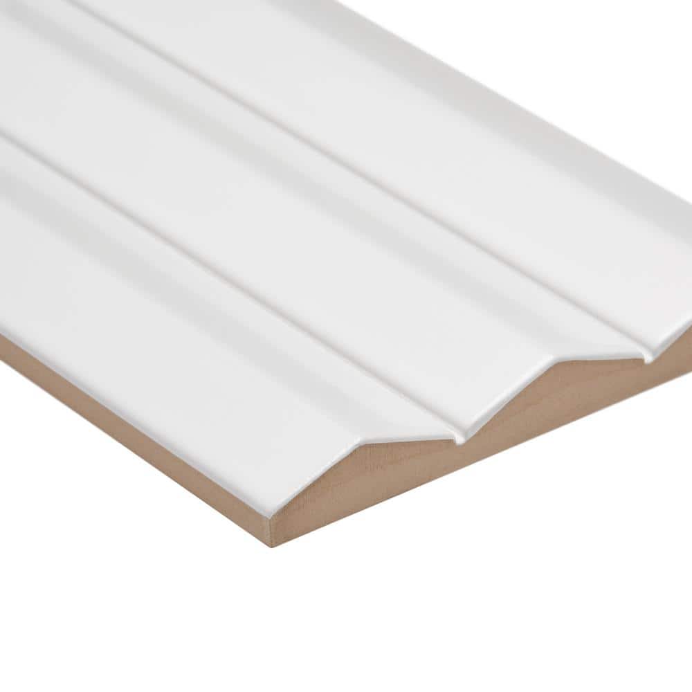 Apex 5" x 16" Ivory Polished Porcelain Wall Tile