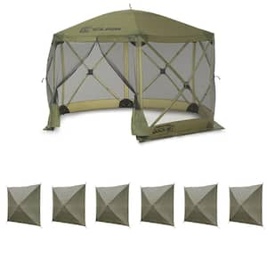 Quick Set 14201 Escape Sport Pop Up Camping Canopy Gazebo Tailgate Tent Blue 