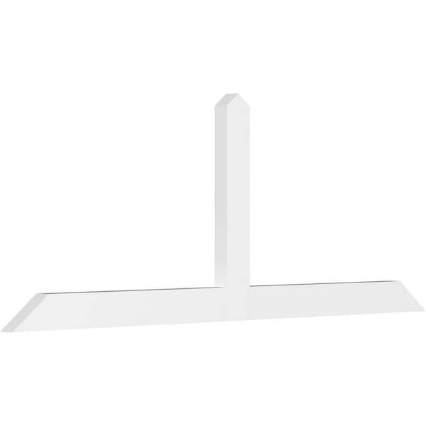 Ekena Millwork Portland 72 in. W x 27 in. H x 2 in. D Signature Polyurethane Bracket