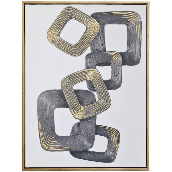 Chain Reaction 1-Piece Framed Art Print 23.62 in. x 17.72 in.