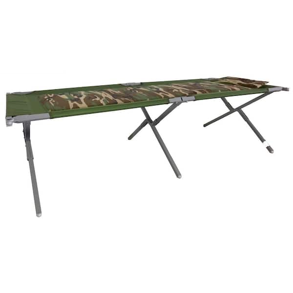 BLANTEX 33 in. x 80 in. Oversized Sturdy Cot with Foam Pad and Pillow for extra comfort