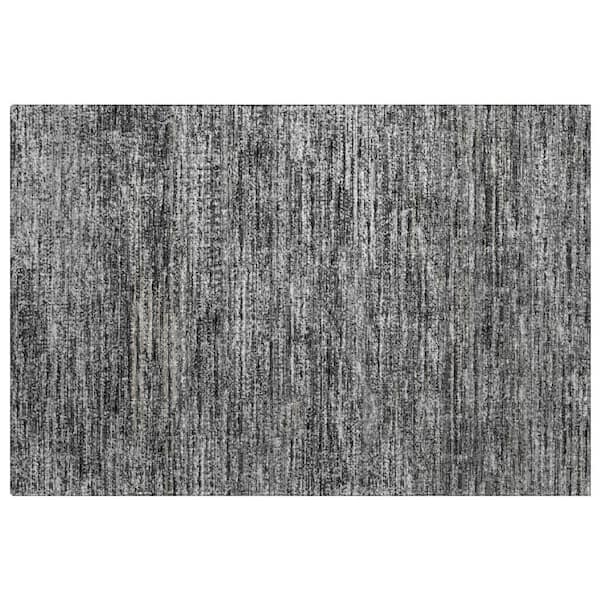 Dream Shag Premium Machine Washable Abstract ADS32 Gray 3 ft. x 4 ft. Area Rug
