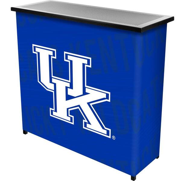 Trademark Global University of Kentucky Wordmark 2-Shelf Blue Bar with Case