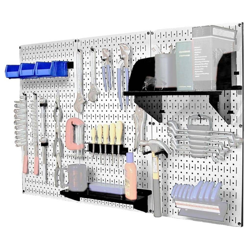 Pegboard Standard Tool Storage 32" H x 48" W Kit