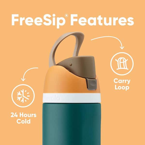 Aoibox 40 oz. Foggy Tide Stainless Steel Insulated Water Bottle (Set of 1)