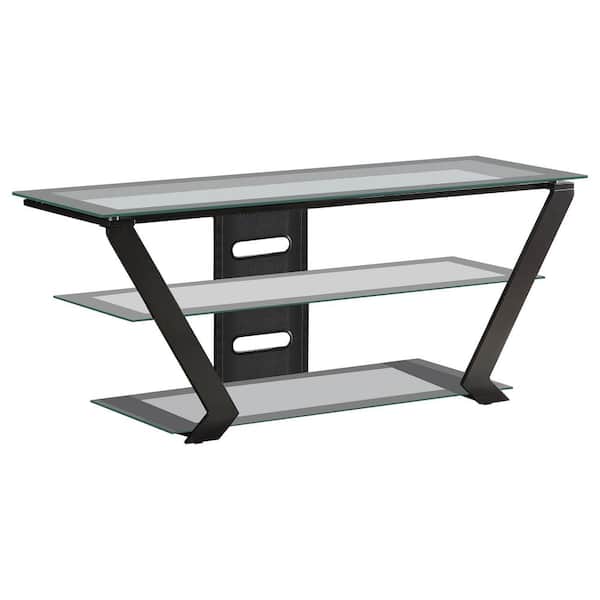 Coaster Donlyn 2 Tier TV Stand Fits TV's up to 55 in. Black