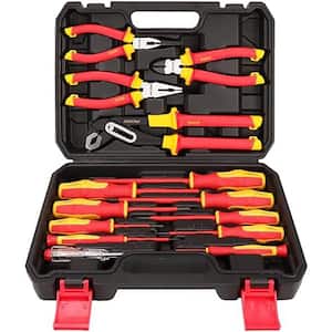 YICHUHAOXI Insulated 15 in. Shank 15 Bit Red Insulated