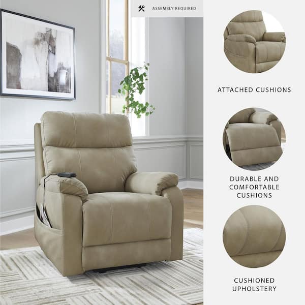 Signature DESIGN BY ASHLEY Next-Gen Durapella Beige Faux Leather