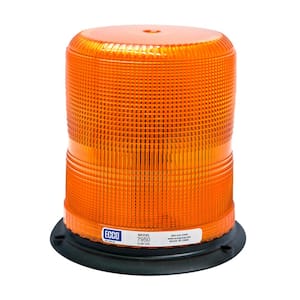 LED Beacon: Pulse II Medium Profile 12-Volt -48-Volt DC 11 Flash Patterns Amber