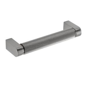 Kent Knurled 4 in. (102 mm) Center-to-Center Satin Nickel Bar Pull (5-Pack)