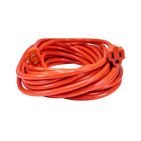 Husky 50 ft. 14/3 SJTW Orange Medium-Duty Extension Cord 626 - The