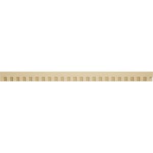 1 in. D x 3 in. W x 48 in. L Primed Polyurethane Panel Moulding