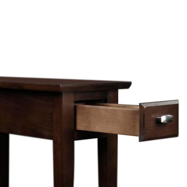 Leick Home Favorite Finds 10 in. W Chocolate Oak Rectangle