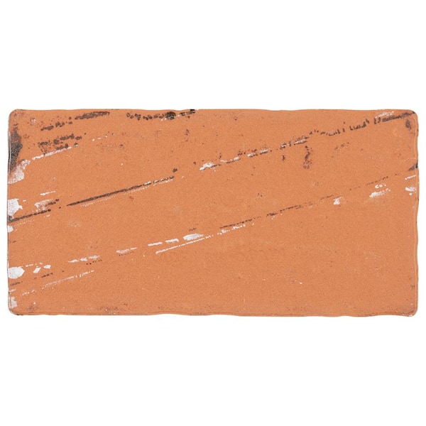 Merola Tile Antic Verde 3 in. x 6 in. Ceramic Wall Take Home Tile