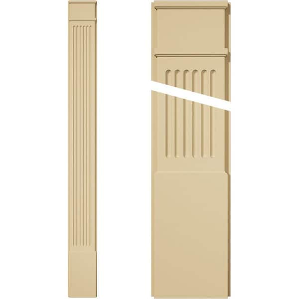 Ekena Millwork 2 in. D x 10 in. W x 102 in. L Primed Polyurethane Pilaster 1-Pack